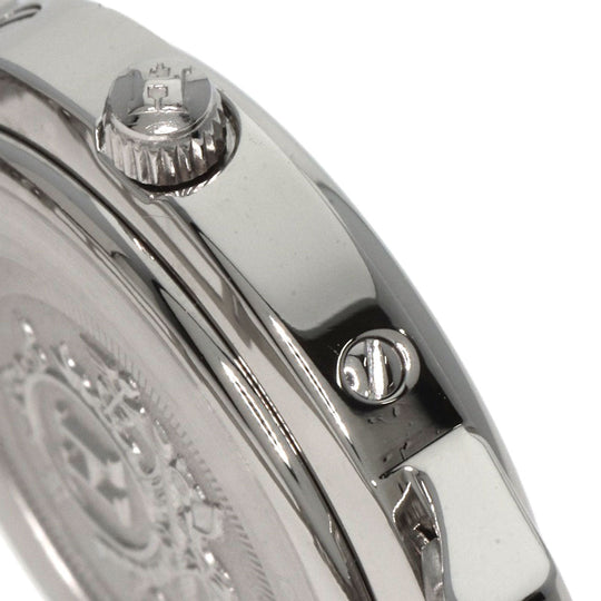 HERMES Watches Quartz CL4.230 Stainless Steel , Stainless Steel Silver Clipper Nacre 12P Diamond Pink shell dial Women Used Authentic