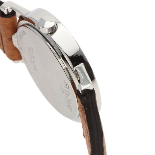 BVLGARI Watches Quartz BZ26SLD Stainless Steel Silver Bulgari Bulgari black dial