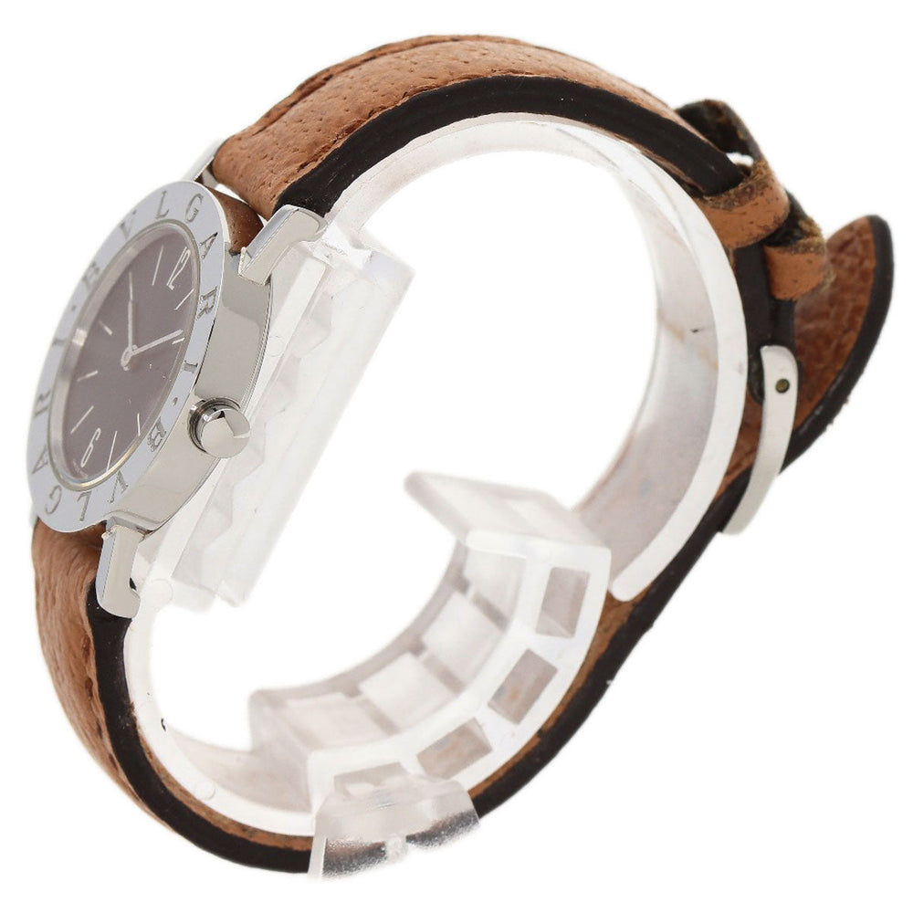 BVLGARI Watches Quartz BZ26SLD Stainless Steel Silver Bulgari Bulgari black dial