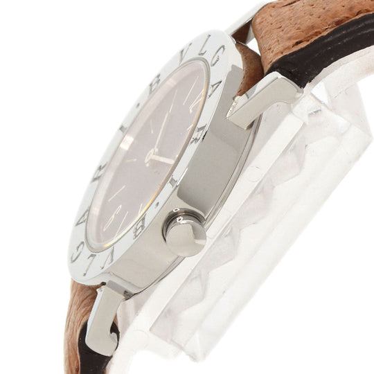 BVLGARI Watches Quartz BZ26SLD Stainless Steel Silver Bulgari Bulgari black dial