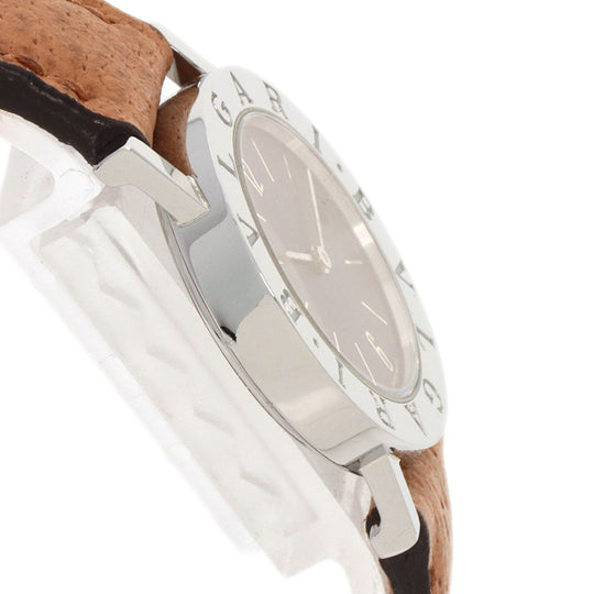 BVLGARI Watches Quartz BZ26SLD Stainless Steel Silver Bulgari Bulgari black dial