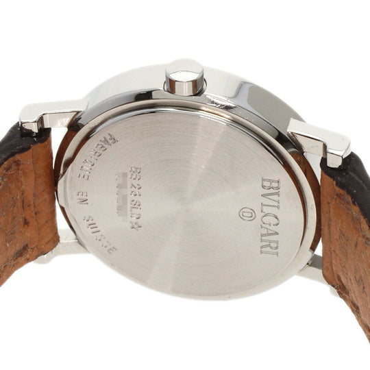 BVLGARI Watches Quartz BZ26SLD Stainless Steel Silver Bulgari Bulgari black dial