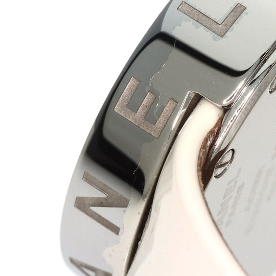 CHANEL Watches Quartz H0580 Metal, Leather Silver La Ronde white dial Women Used Authentic