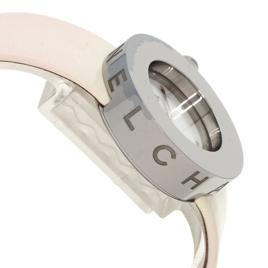 CHANEL Watches Quartz H0580 Metal, Leather Silver La Ronde white dial Women Used Authentic