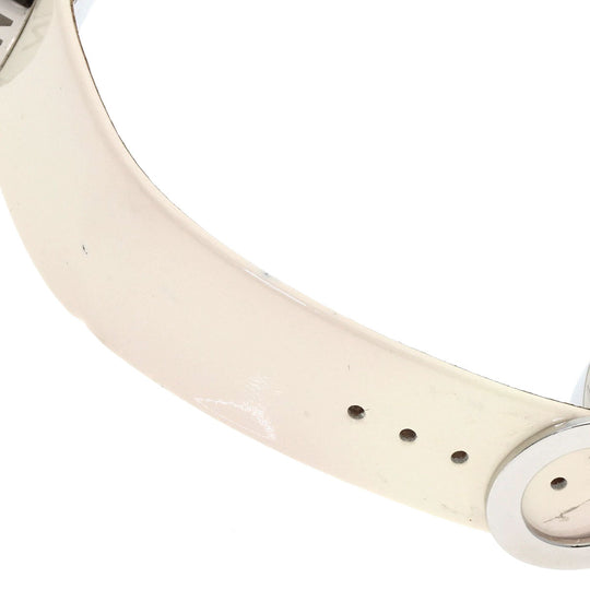 CHANEL Watches Quartz H0580 Metal, Leather Silver La Ronde white dial Women Used Authentic