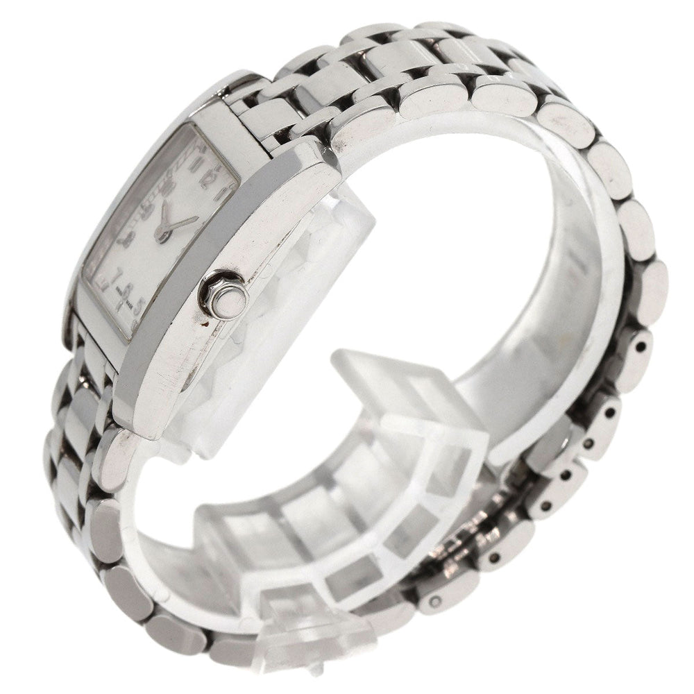 FENDI Watches Quartz 7000L Stainless Steel , Stainless Steel Silver Square face white dial Women Used Authentic