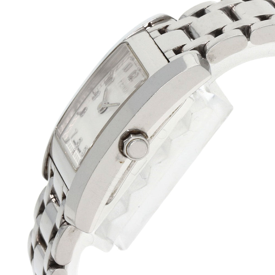 FENDI Watches Quartz 7000L Stainless Steel , Stainless Steel Silver Square face white dial Women Used Authentic