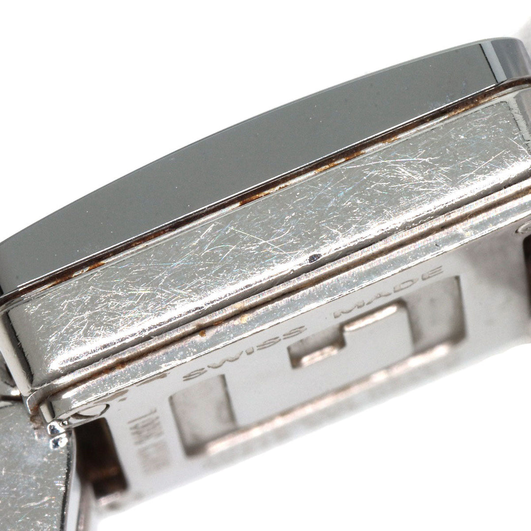 GUCCI Watches Quartz 3600L Stainless Steel , Stainless Steel Silver G Square Orange dial Women Used Authentic