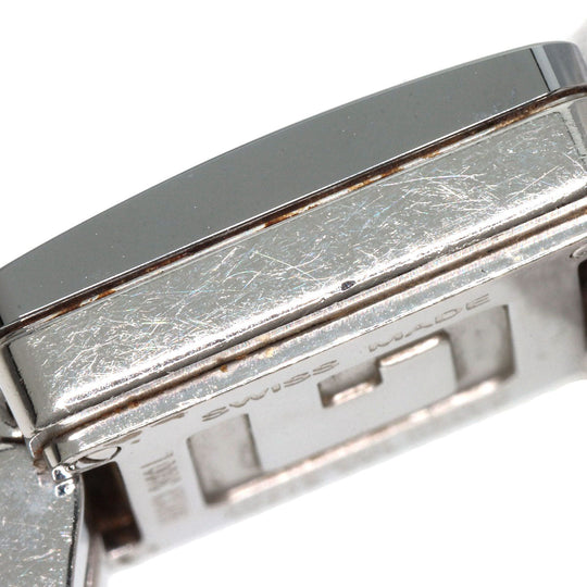 GUCCI Watches Quartz 3600L Stainless Steel , Stainless Steel Silver G Square Orange dial Women Used Authentic