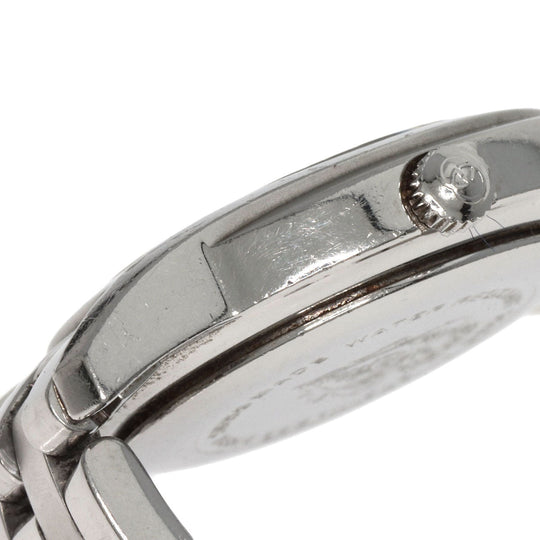 GUCCI Watches Quartz 5500L Stainless Steel , Stainless Steel Silver Round face black dial Women Used Authentic