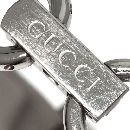 GUCCI Watches Quartz 1500L Stainless Steel , Stainless Steel Silver Square face black dial Women Used Authentic