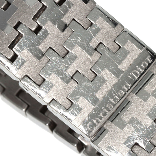 Christian Dior Watches Quartz D70-100 Stainless Steel , Stainless Steel Silver Miss Dior black dial Women Used Authentic