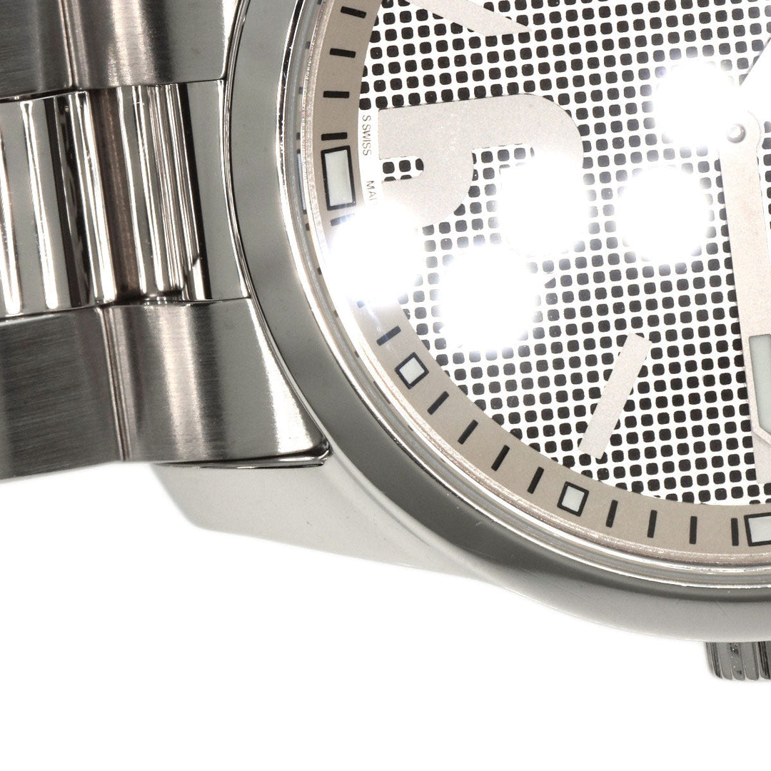 BVLGARI Watches Quartz ST37SS Stainless Steel , Stainless Steel Silver Solo tempo Silver dial mens Used Authentic