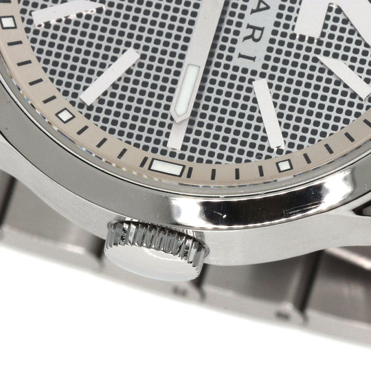 BVLGARI Watches Quartz ST37SS Stainless Steel , Stainless Steel Silver Solo tempo Silver dial mens Used Authentic