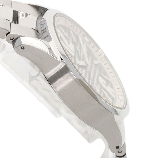 BVLGARI Watches Quartz ST37SS Stainless Steel , Stainless Steel Silver Solo tempo Silver dial mens Used Authentic
