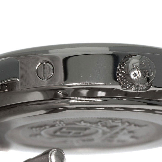 HERMES Watches Quartz CL4.230 Stainless Steel, SSxDiamond Silver Clipper Nacre Diamond White shell dial Women Used Authentic