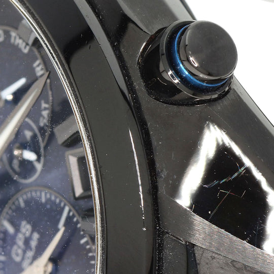 SEIKO Watches Solar Powered BXC077 5X53-0BC0 Stainless Steel , Stainless Steel black Astron dark blue dial mens Used Authentic