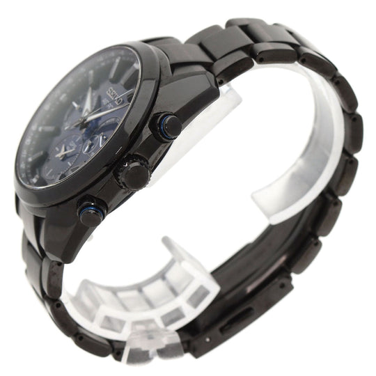 SEIKO Watches Solar Powered BXC077 5X53-0BC0 Stainless Steel , Stainless Steel black Astron dark blue dial mens Used Authentic