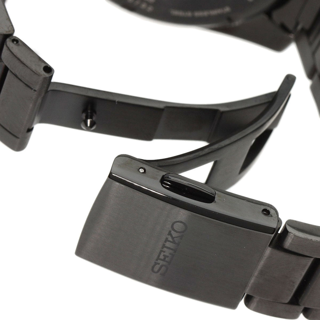 SEIKO Watches Solar Powered BXC077 5X53-0BC0 Stainless Steel , Stainless Steel black Astron dark blue dial mens Used Authentic