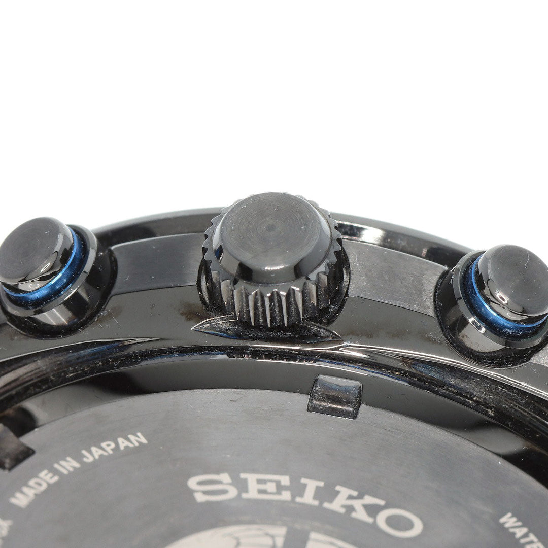 SEIKO Watches Solar Powered BXC077 5X53-0BC0 Stainless Steel , Stainless Steel black Astron dark blue dial mens Used Authentic
