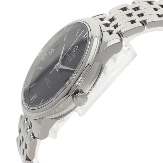 OMEGA Watches Quartz 424.10.37.20.01.001 Stainless Steel , Stainless Steel Silver De Ville Prestige Coaxial black dial mens Used Authentic