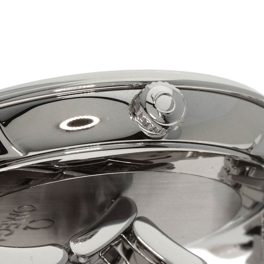 OMEGA Watches Quartz 424.10.37.20.01.001 Stainless Steel , Stainless Steel Silver De Ville Prestige Coaxial black dial mens Used Authentic