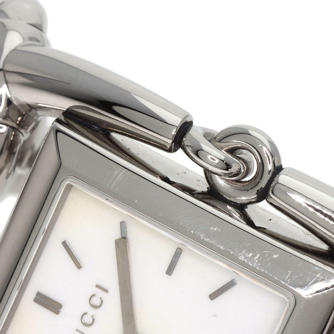 GUCCI Watches Quartz 116.3 Stainless Steel , Stainless Steel Silver Signoria White shell dial Women Used Authentic