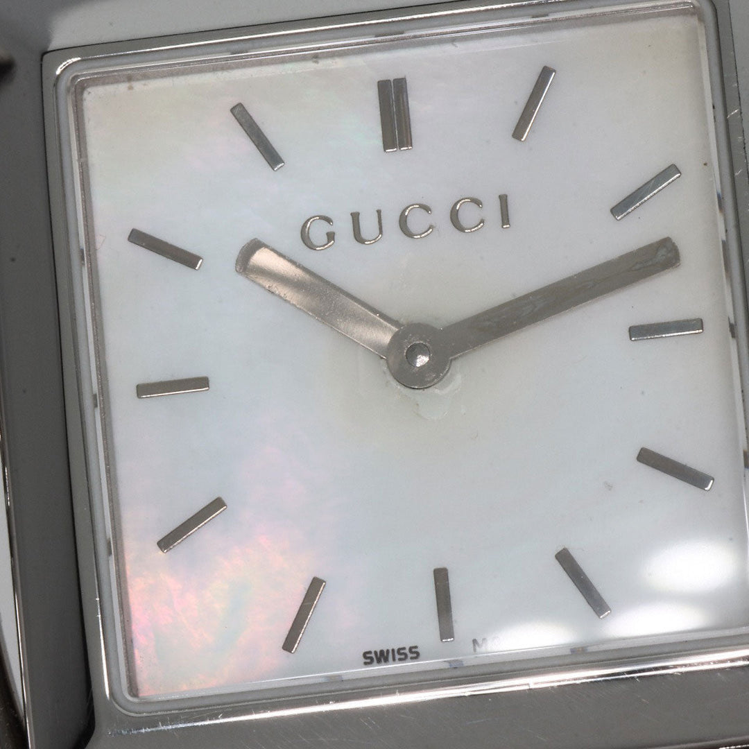 GUCCI Watches Quartz 116.3 Stainless Steel , Stainless Steel Silver Signoria White shell dial Women Used Authentic