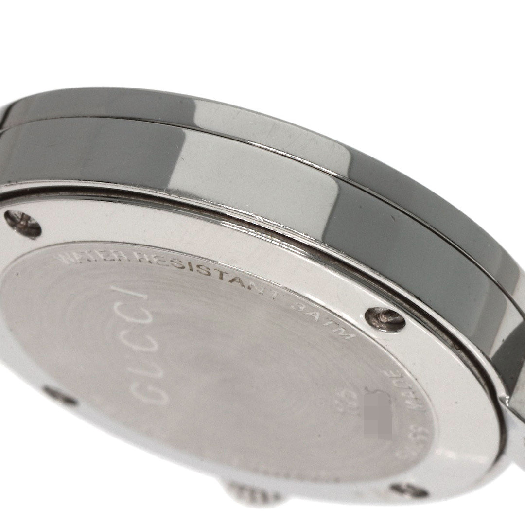 GUCCI Watches Quartz 105 Stainless Steel , Stainless Steel Silver Round face white dial Women Used Authentic