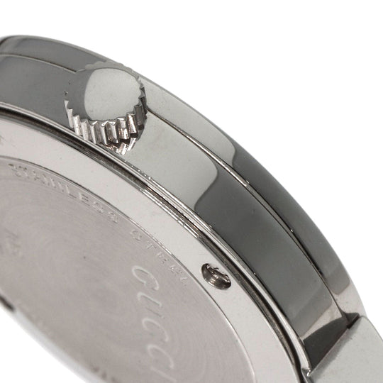 GUCCI Watches Quartz 105 Stainless Steel , Stainless Steel Silver Round face white dial Women Used Authentic