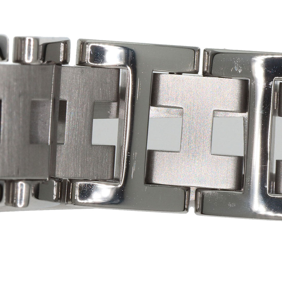HERMES Watches Quartz CL4.210 Stainless Steel , Stainless Steel Silver Clipper blue dial Women Used Authentic