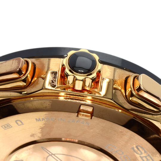 SEIKO Watches Solar Powered SBXB060 8X53-0AF0-2 Gold Plated, Leather gold Astron Novak Djokovic collaboration limited to 3000 pieces Brown dial mens Used Authentic