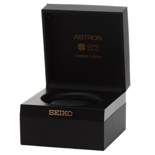 SEIKO Watches Solar Powered SBXB060 8X53-0AF0-2 Gold Plated, Leather gold Astron Novak Djokovic collaboration limited to 3000 pieces Brown dial mens Used Authentic