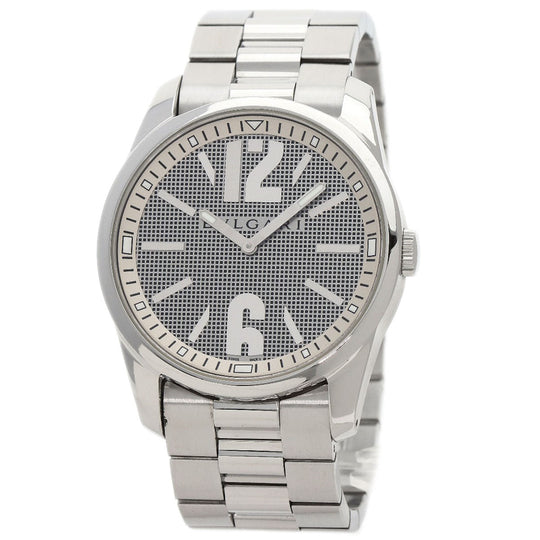 BVLGARI Watches Quartz ST42SS Stainless Steel , Stainless Steel Silver Solo tempo Silver dial mens Used Authentic