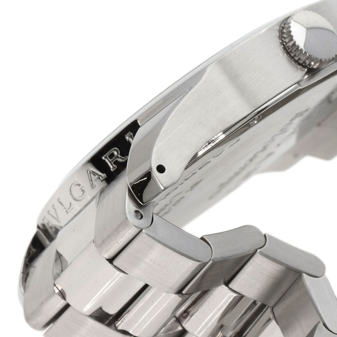 BVLGARI Watches Quartz ST42SS Stainless Steel , Stainless Steel Silver Solo tempo Silver dial mens Used Authentic