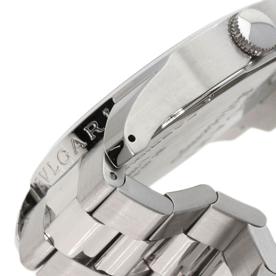 BVLGARI Watches Quartz ST42SS Stainless Steel , Stainless Steel Silver Solo tempo Silver dial mens Used Authentic