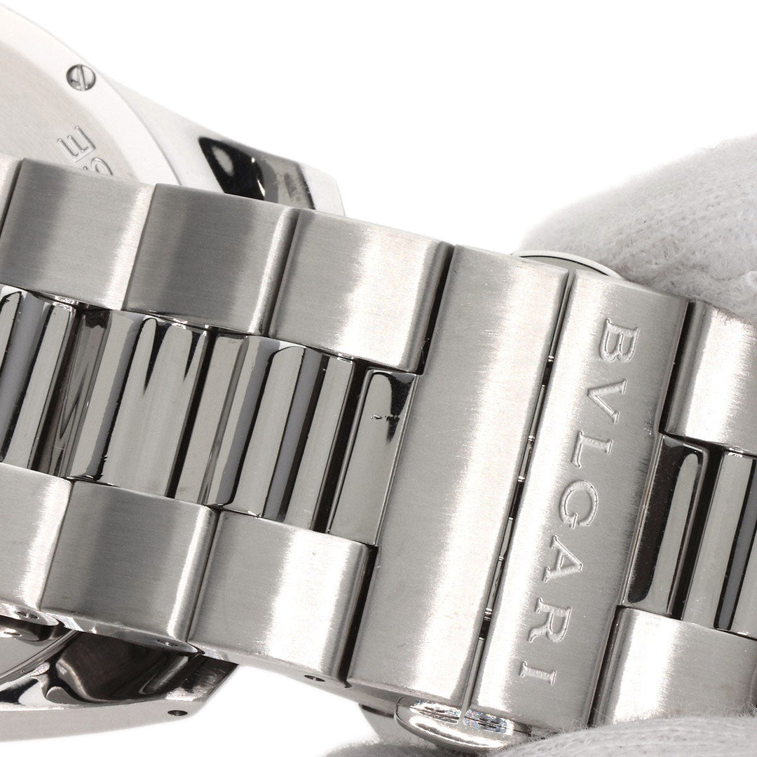 BVLGARI Watches Quartz ST42SS Stainless Steel , Stainless Steel Silver Solo tempo Silver dial mens Used Authentic