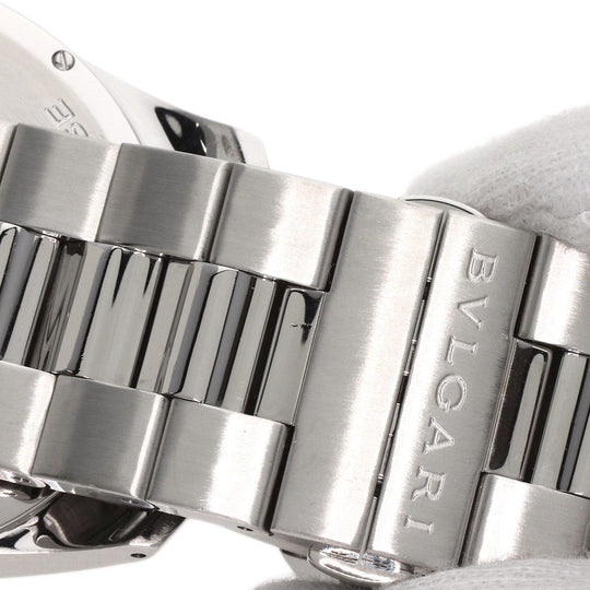 BVLGARI Watches Quartz ST42SS Stainless Steel , Stainless Steel Silver Solo tempo Silver dial mens Used Authentic