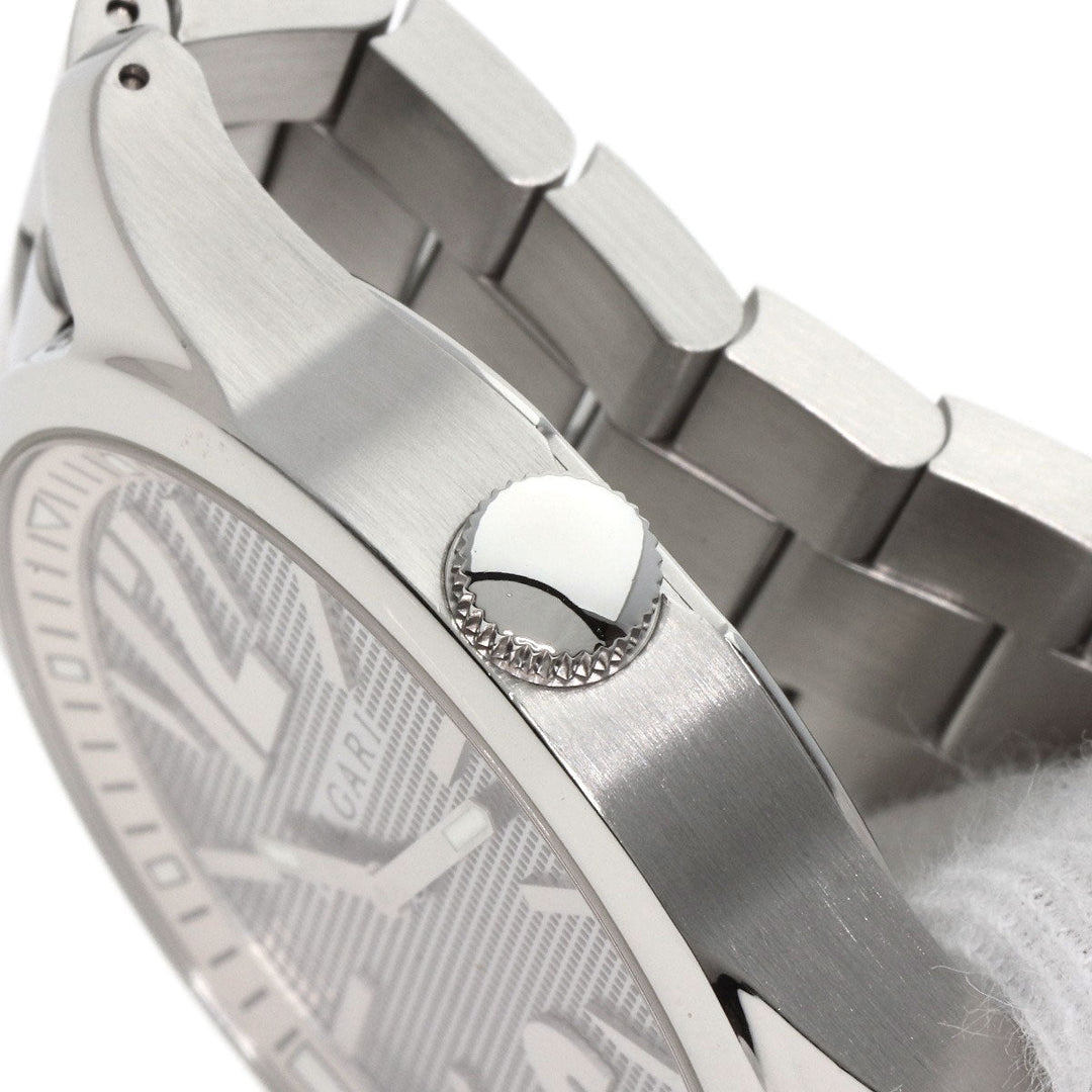 BVLGARI Watches Quartz ST42SS Stainless Steel , Stainless Steel Silver Solo tempo Silver dial mens Used Authentic