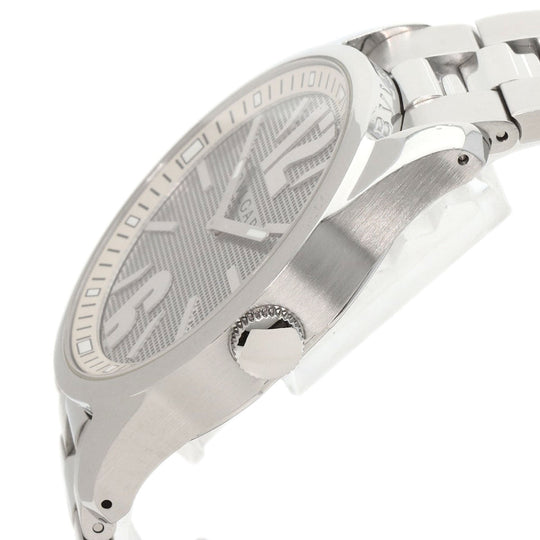 BVLGARI Watches Quartz ST42SS Stainless Steel , Stainless Steel Silver Solo tempo Silver dial mens Used Authentic