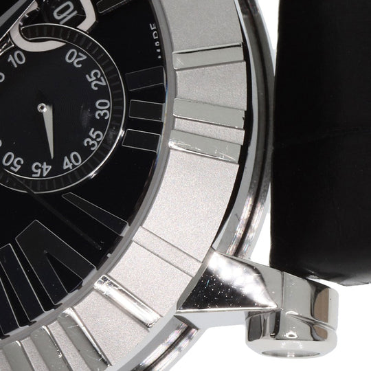 TIFFANY&Co. Watches Quartz Z1301.32.11A10A71A Stainless Steel, Leather Silver Atlas chronograph black dial mens Used Authentic
