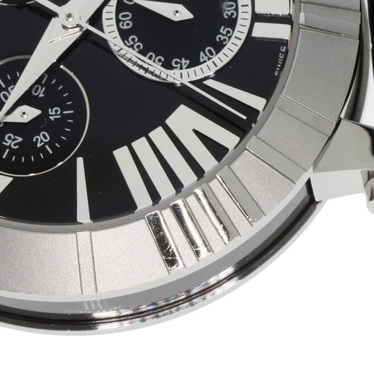 TIFFANY&Co. Watches Quartz Z1301.32.11A10A71A Stainless Steel, Leather Silver Atlas chronograph black dial mens Used Authentic