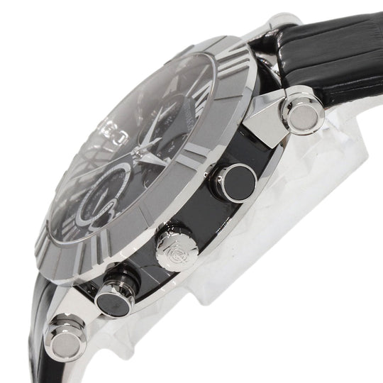 TIFFANY&Co. Watches Quartz Z1301.32.11A10A71A Stainless Steel, Leather Silver Atlas chronograph black dial mens Used Authentic
