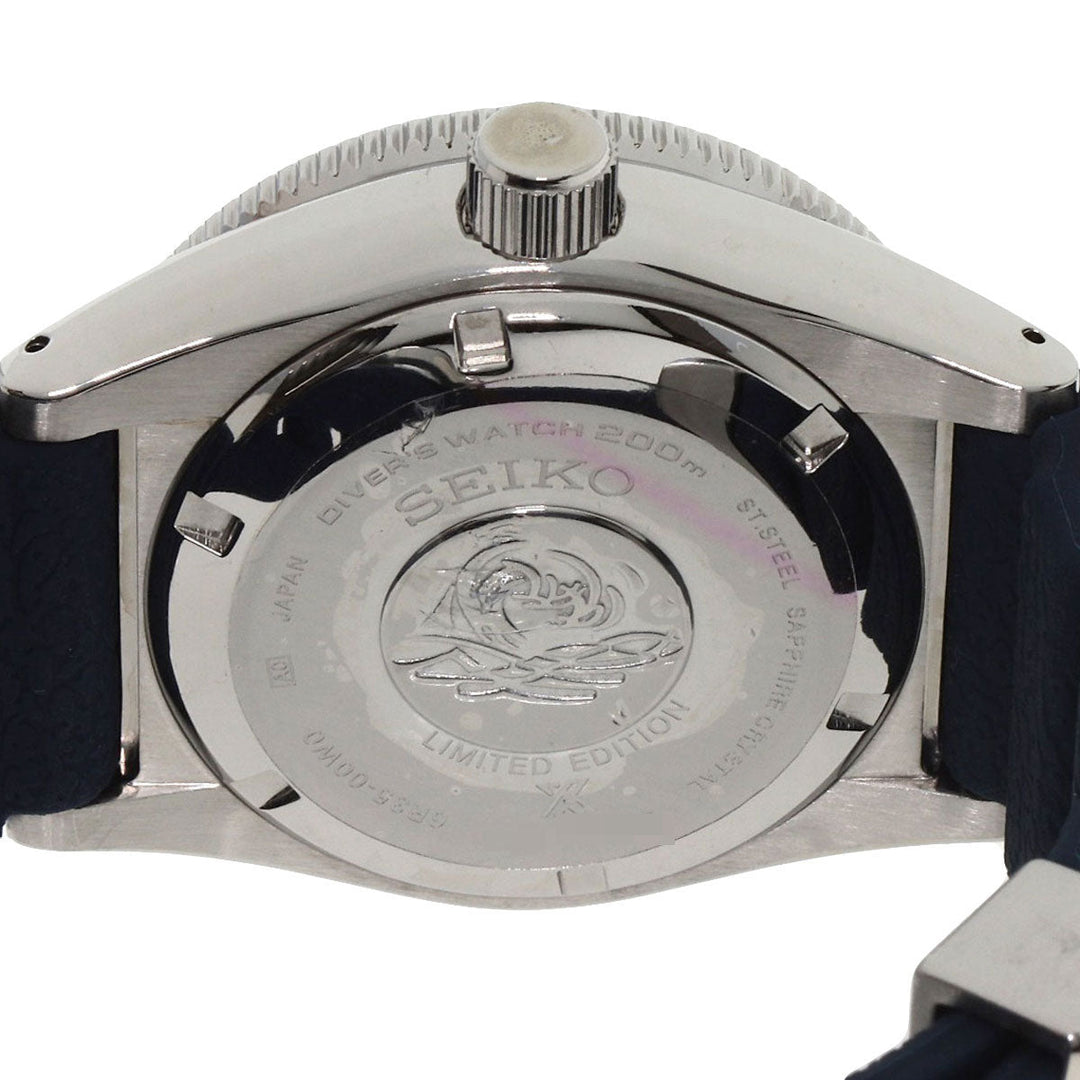 SEIKO Watches Mechanical Automatic SBDC055 Stainless Steel, Rubber Silver Prospex PADI special edition model, limited to 5500 units, 6R35-00W0 blue dial mens Used Authentic