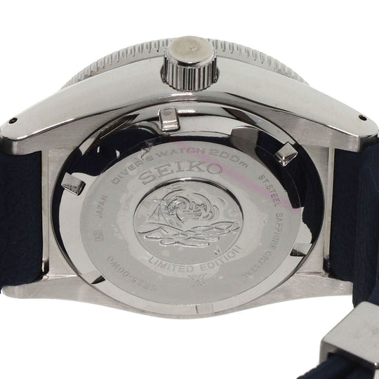 SEIKO Watches Mechanical Automatic SBDC055 Stainless Steel, Rubber Silver Prospex PADI special edition model, limited to 5500 units, 6R35-00W0 blue dial mens Used Authentic