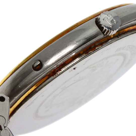 HERMES Watches Quartz Stainless Steel , SSxGP gold profile white dial mens Used Authentic