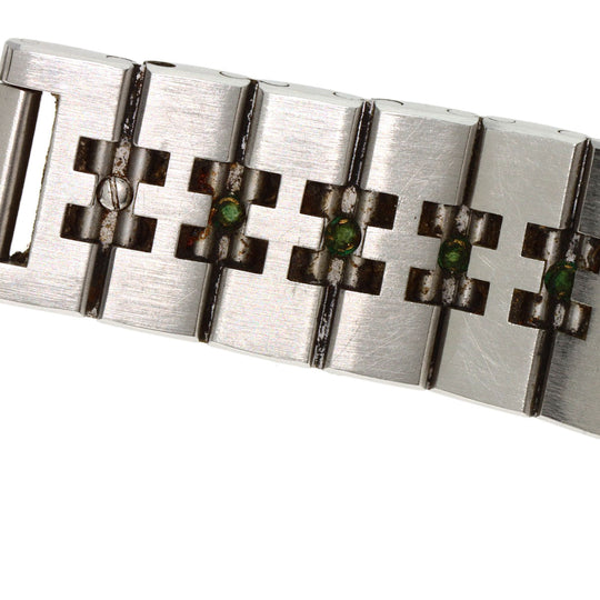 HERMES Watches Quartz Stainless Steel , SSxGP gold profile white dial mens Used Authentic