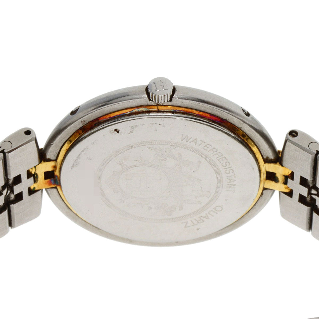 HERMES Watches Quartz Stainless Steel , SSxGP gold profile white dial mens Used Authentic