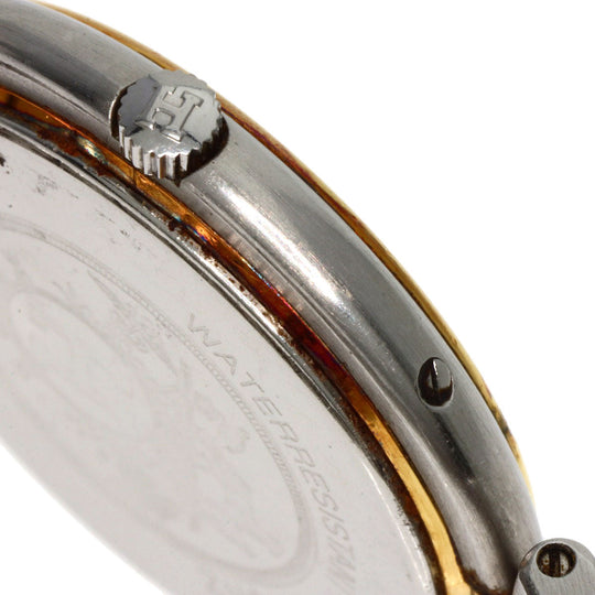 HERMES Watches Quartz Stainless Steel , SSxGP gold profile white dial mens Used Authentic
