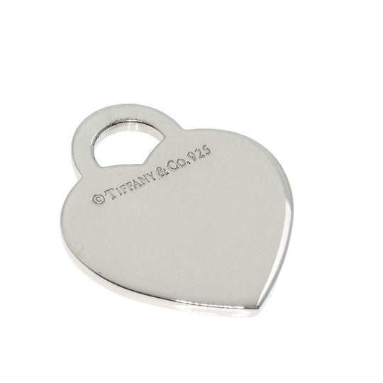 TIFFANY&Co. Pendant top SV Silver Notes Heart Women Used Authentic